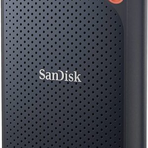 SANDISK Extreme 1TB Portable External SSD, 1050MB/s R, 1000MB/s W, 3m Drop Protection, IP65 Water/dust Resistant, PC,MAC & TypeC Smartphone Compatible, 5Y Warranty, Black Color